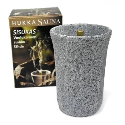 Hukka  Sauna Fountain Sisukas Carelian Soapstone Stove Element  Aroma Stones • $48