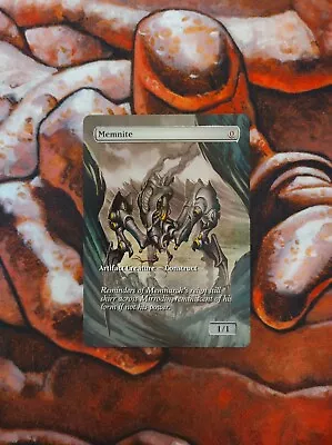 Magic The Gathering Memnite Game Day Promo Hand Painted Unique Custom MTG Alter • $69