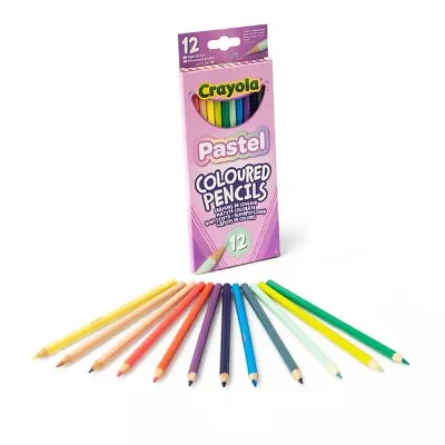 12 Pastel Coloured Pencils By Crayola • £3.99