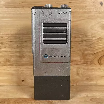 Vintage Motorola MX 340 H24SSU6140AN Handheld FM-Radio Walkie Talkie - For Parts • $39.99