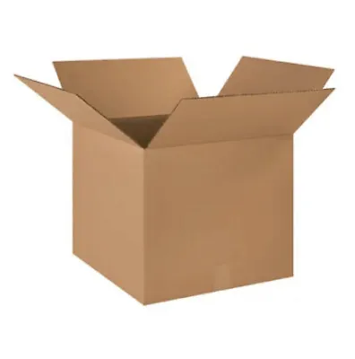 Corrugated Boxes 18 X 18 X 16  ECT-32 Brown Shipping/Moving Boxes 20 Boxes • $84