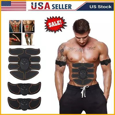 Electric Muscle Toner Machine ABS Toning Belt Simulation Fat Burner Belly Shaper • $9.39