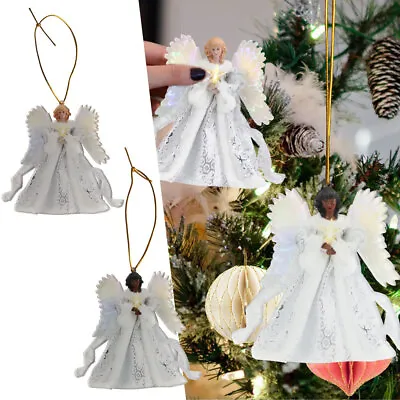 Christmas Tree Angel Fairy Festive Xmas Tree Ornament Decoration JL • £4.69
