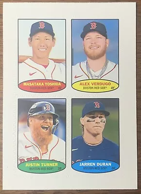 2023 Heritage Boston Red Sox Team Stamps 9-12 Yoshida Rc! • $0.99