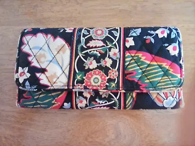 VERA BRADLEY Fabric Wallet  Versailles  Retird EUC • $15.99