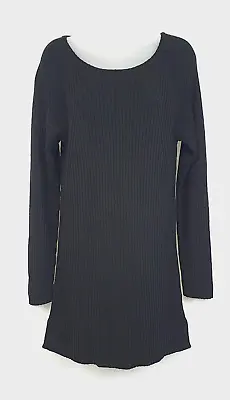 Gap Maternity Cozy Rib Round Neck Sweater / Dress True Black M CR8 XX 13 • £29.99