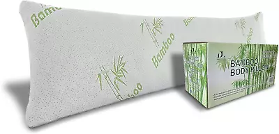 Rayon Of Bamboo Body Pillow For Adults - [Adjustable] Shredded Memory Foam Long  • $46.88
