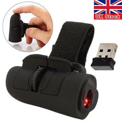 2.4GHz Wireless Cordless Finger Mouse Mini Optical Mice For PC Laptop Computer • £10.99