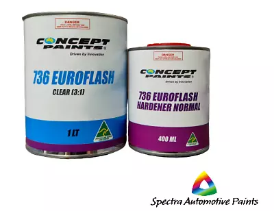 Concept Paints (3:1) EuroFlash 2K Clear Kit. Air Dry Clear Kit. 1.4LT • $89.95