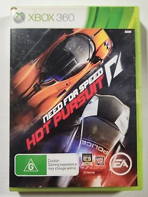 Need For Speed Hot Pursuit PAL Microsoft Xbox 360 - Complete W Manual FREE POST • $9.90