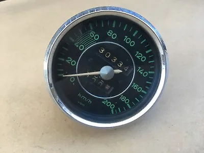 Porsche 356 Speedometer 200 Km/h Date Stamped 3/58  C#102 • $1800