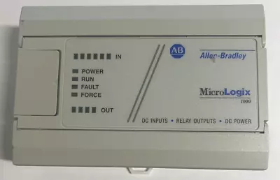 1-Allen Bradley 1761-L10BWB Micrologix 1000 Controller Ser F PREOWNED • $75