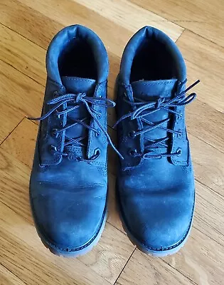 $20 • Buy Women's TIMBERLAND Dark Blue Gray Suede Boots Size 8