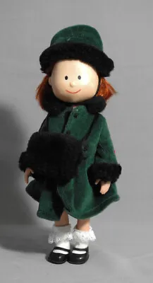 Eden Toys Madeline  Doll  8  Poseable Original Outfit Green Coat Muff Hat Set • $43.90