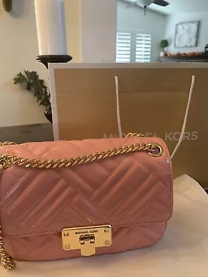 Michael Kors Handbag Peyton Pink Crossbody New With Tag • $175