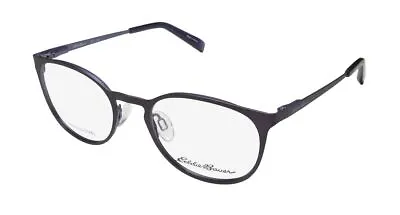New Eddie Bauer 32205 Glasses Oval Womens Purple Metal Full-rim 49-19-135 Pu • $24.95