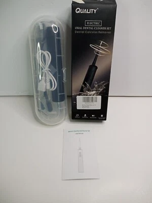 $6.97 • Buy Electric Ultrasonic Dental Calculus Tooth Cleaner Scaler Plaque Remover Kit