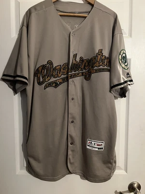 $38 • Buy Washington Nationals Majestic Jersey-Trea Turner Size 56