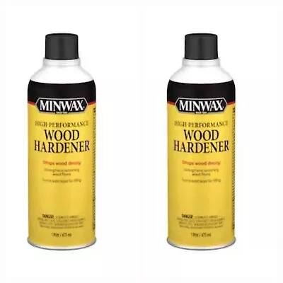 ( 2 Pack ) Minwax Wood Hardener 16-fl Oz Clear Wood Filler • $32.99