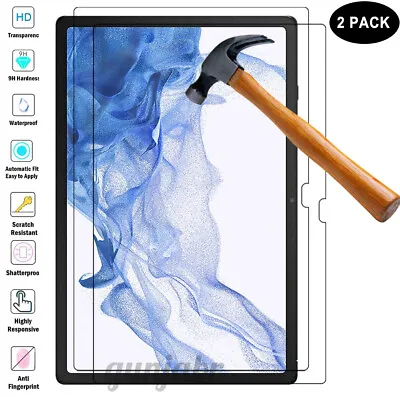 Tempered Glass For Samsung Galaxy Tablet S7/S8/S7Fe Plus 12.4  Screen Protector • £4.98