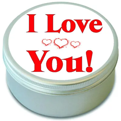 Valentines Day - I Love You ! - Candle Tin - Champagne Mist Scented • £8.99