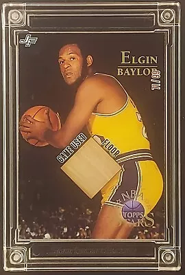 2024 Jersey Fusion All Sports Series 3 Elgin Baylor Game Used Floor #71/99 • $25