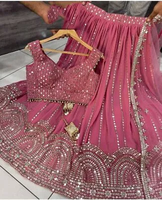 Designer Lehenga Choli Lengha Indian Wedding Party Pakistani Wear Bollywood New • $35.89