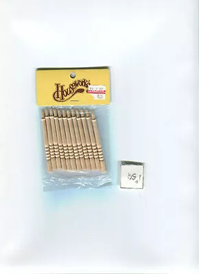 Spindles Balusters 7019 Wooden Dollhouse Miniature 12pc/Pk 1/12 Scale • $4.33