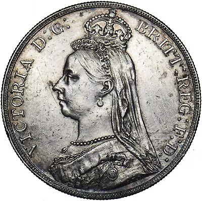 1887 Crown - Victoria British Silver Coin - Nice • $93.25