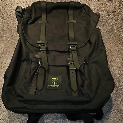 New Monster Energy Black Backpack Padded Laptop Sleeve Large 20 X 15  • $49.99
