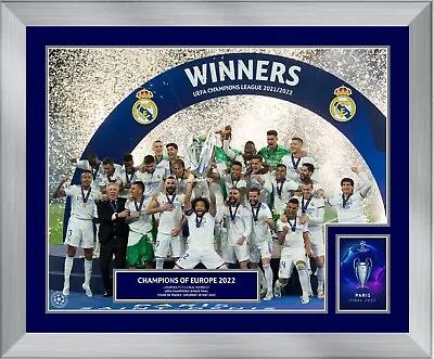 2022 Champions League Final Real Madrid V Liverpool Official UEFA Print Range • $37.85