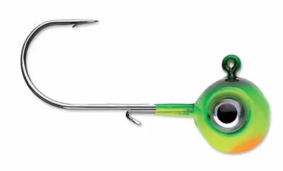 VMC NME Neon Moon Eye Jig 1/2 Oz - Fire Tiger - Pack Of 4 Jig Heads • $5.99