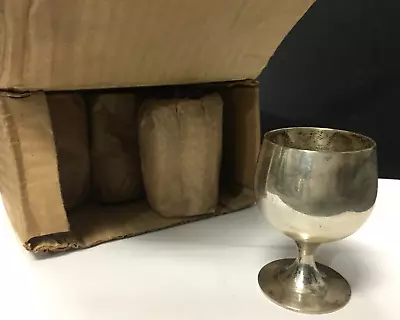 Set Of 5 Vintage EPNS Silver 2.5  Goblets • $12.99