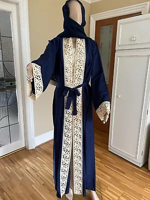 Dubai Abaya Arabian KaftanFarashaJalabia MaxiOpen AbayaKimonoCapriPlain • £30