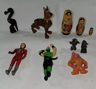 Lot Of Toys Mixed Some Vintage Mork Scorpio Scooby Doo Russian Nesting Doll • $19.97