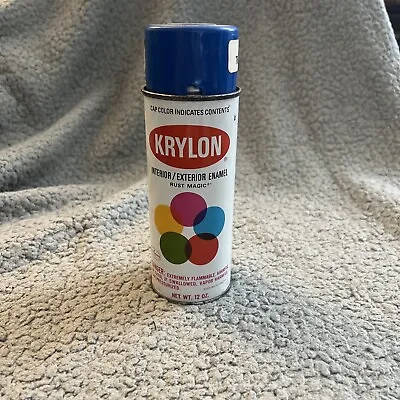 Vintage Borden Krylon (True Blue) Spray Paint Can Advertisement Half Full • $24.99