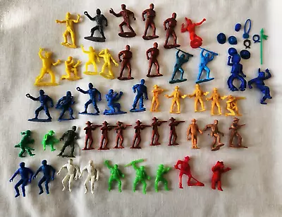 Large Lot  Vintage MPC  Figures: Cowboys; Pioneers; Pirate Native Americans... • $14