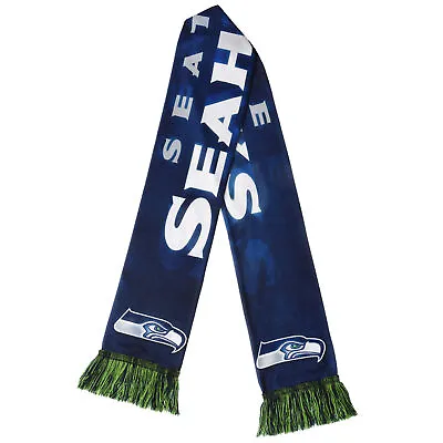 $19.89 • Buy FOCO NFL Seattle Seahawks Printed Wordmark Scarf