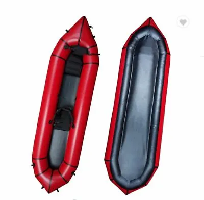 Inflatable Lightweight TPU 2 Person River Micro PackRaft Kayak Canoe NEW • $899