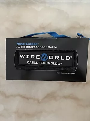 $110.50 • Buy WireWorld Cable Technology Nano- Eclipse W/ AudioQuest FLX-Mini/RCA Adaptor FREE