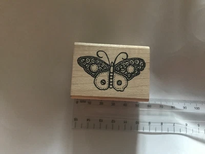 £2 • Buy Butterfly Wooden Stamp