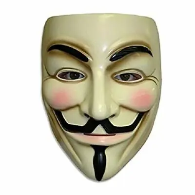 Halloween Masks V For Vendetta Mask Yellow Guy Fawkes For Halloween Costume • $9.99