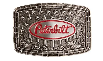 Peterbilt Trucks Montana Silversmiths Belt Buckle • $89.95