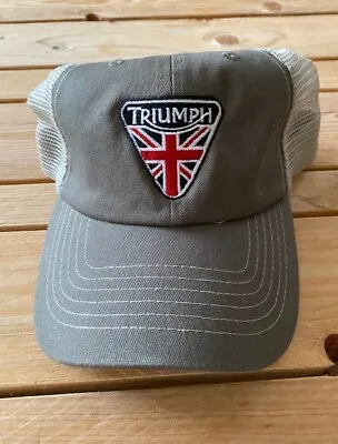 Vintage TRIUMPH Triangle Logo Hat With Mesh Back  FREE SHIPPING In USA • $19.99