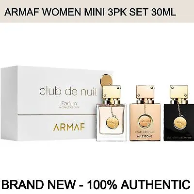 Armaf Ladies Club De Nuit Spray Gift Set Fragrances BRAND NEW!! • $58.89