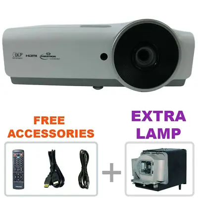 VIVITEK DX813 DLP Projector 3600 Lumens HD 1080p HDMI W/Remote + EXTRA LAMP • $188.79