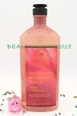Bath And Body Works RENEWING: ROSE MAGNOLIA Body Wash & Foam Bath 10 Fl Oz • $15.95