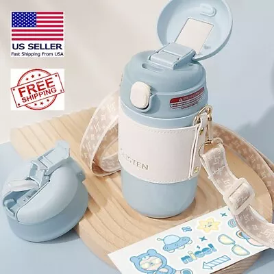 $22.30 • Buy Coffee Tea Stainless Steel Vacuum Cute Flask Thermos Insulated Girl Water Bottle