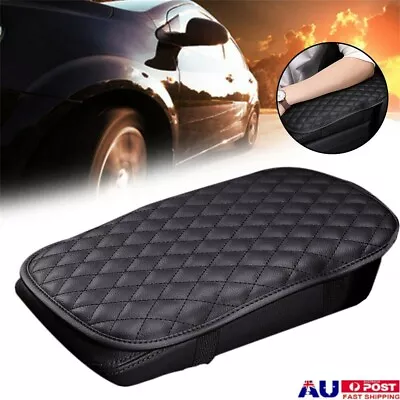 Black Car Armrest Cushion Cover Center Console Box Pad Protector Accessories • $7.69