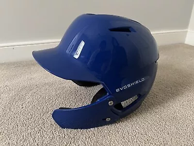 Evoshield XVT Royal Gloss Finish Baseball Batting Helmet L/XL With Faceshield • $45